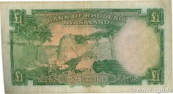 1 Pound RHODESIA E NYASALAND (Federazione della)  1960 P.21b MB