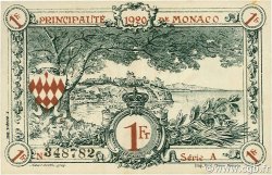 1 Franc MONACO  1920 P.05 AU