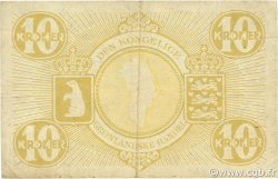 10 Kroner GROENLANDIA  1953 P.19b q.BB
