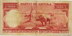 500 Escudos ANGOLA  1962 P.095 BC