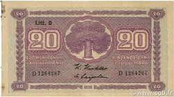 20 Markkaa FINLANDIA  1939 P.071a BB