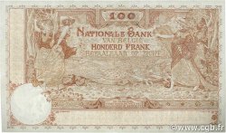 100 Francs BELGIEN  1920 P.078 fVZ