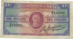 1 Shilling MALTE  1943 P.16 BC