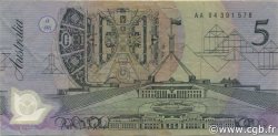 5 Dollars AUSTRALIA  1992 P.50a q.BB