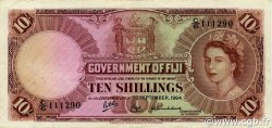 10 Shillings FIDSCHIINSELN  1964 P.052d SS