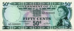 50 Cents FIJI  1969 P.058a AU