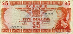5 Dollars FIJI  1974 P.073c VF