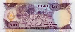 10 Dollars FIJI  1980 P.079a XF - AU