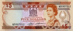 5 Dollars FIGI  1983 P.083a FDC
