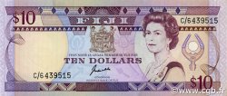 10 Dollars FIJI  1989 P.092a UNC