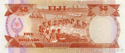 5 Dollars FIJI  1992 P.093a UNC-