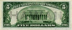 5 Dollars HAWAII  1934 P.37 SC
