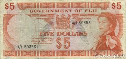 5 Dollars FIJI  1971 P.067a VF