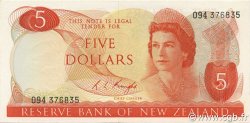 5 Dollars NEW ZEALAND  1975 P.165c AU