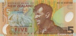 5 Dollars NEW ZEALAND  1999 P.185 UNC-