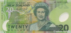 20 Dollars NEW ZEALAND  1999 P.187a UNC