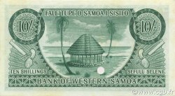 10 Shillings Spécimen SAMOA  1963 P.13s pr.NEUF