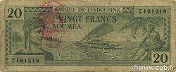 20 Francs NEW HEBRIDES  1945 P.07 F