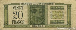 20 Francs NUEVAS HÉBRIDAS  1945 P.07 MBC