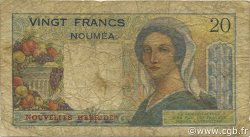 20 Francs NUEVAS HÉBRIDAS  1951 P.08a RC+