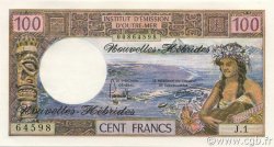 100 Francs NEW HEBRIDES  1977 P.18d UNC