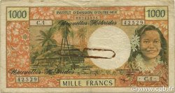 1000 Francs NEUE HEBRIDEN  1970 P.20a S