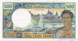 500 Francs FRENCH PACIFIC TERRITORIES  1992 P.01b EBC