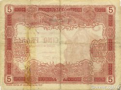 5 Francs TAHITI  1914 P.01a BC+