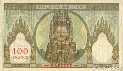 100 Francs TAHITI  1961 P.14d MBC