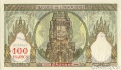 100 Francs TAHITI  1961 P.14d XF+