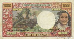 1000 Francs TAHITI  1983 P.27c VF