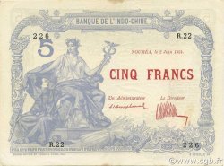 5 Francs NEW CALEDONIA  1924 P.19 XF