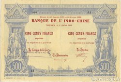 500 Francs NEW CALEDONIA  1898 P.13a XF-