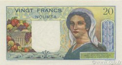 20 Francs NEW CALEDONIA  1951 P.50a XF+