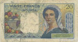 20 Francs NOUVELLE CALÉDONIE  1954 P.50b MB