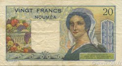 20 Francs NEW CALEDONIA  1954 P.50b VF