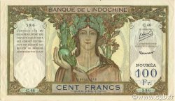 100 Francs NEW CALEDONIA  1953 P.42c XF-