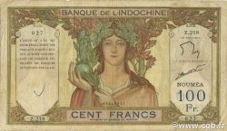 100 Francs NOUVELLE CALÉDONIE  1963 P.42e MB