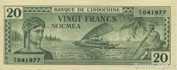 20 Francs NOUVELLE CALÉDONIE  1944 P.49 fST