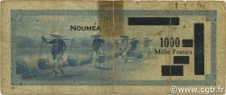 1000 Francs NEW CALEDONIA  1943 P.45 VG