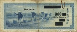 1000 Francs NEW CALEDONIA  1944 P.47b F+