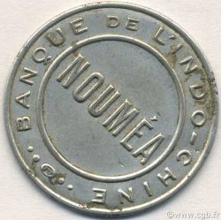 50 Centimes NEW CALEDONIA  1922 P.29 XF