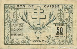 50 Centimes NOUVELLE CALÉDONIE  1942 P.51 VF+
