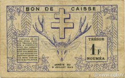 1 Franc NOUVELLE CALÉDONIE  1942 P.52 MBC