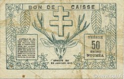 50 Centimes NOUVELLE CALÉDONIE  1943 P.54 TTB
