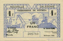 1 Franc NOUVELLE CALÉDONIE  1943 P.55b XF