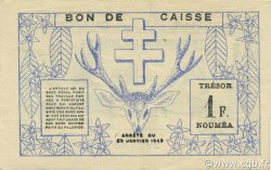 1 Franc NOUVELLE CALÉDONIE  1943 P.55b SC