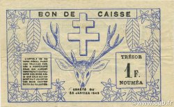 1 Franc NEW CALEDONIA  1943 P.55a VF