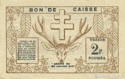 2 Francs NOUVELLE CALÉDONIE  1943 P.56b SPL