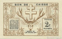 2 Francs NOUVELLE CALÉDONIE  1943 P.56b AU